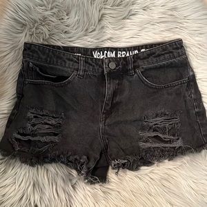 Volcom Distressed Shorts